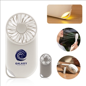 Ultra Slim Handheld Fan with Hidden Desk Stand